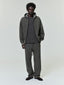 Textured Wool Zip Up Hoodie