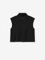 Womens Cropped Pique Polo