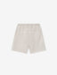 Relaxed Fleece Sweatshort With Piping