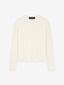 Womens Waffle Fitted Long Sleeve Sweater