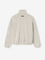 Modern Fleece Track Jacket With Piping