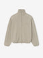 Modern Fleece Track Jacket With Piping