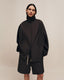 Wool Canvas High Neck Jacket