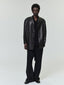 Leather Relaxed Blazer