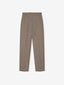 High Twist Wool Drawstring Straight Pant