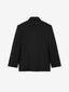 Satin Wool Double Breasted Blazer