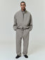 Modern Fleece Track Jacket With Piping