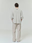 Relaxed Fleece Sweatpant With Piping