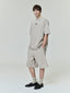 Relaxed Fleece Sweatshort With Piping