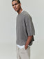 Waffle Short Sleeve Sweater