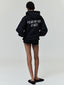 Womens 90's Fleece Zip-Up Hoodie