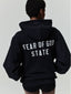 Womens 90's Fleece Zip-Up Hoodie