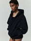 Womens 90's Fleece Zip-Up Hoodie