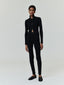 Womens Rib Knit Zip-Up Jacket