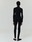 Womens Rib Knit Zip-Up Jacket