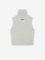 Womens Suede Fleece Mock Neck