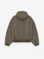 Double Wool Cashmere Hooded Bomber