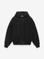 Leather Hooded Bomber