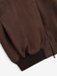 Leather Hooded Bomber