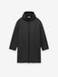 Rubber Hooded Long Jacket