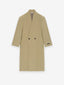 Melton Wool Lapelless Coat