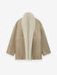 Shearling Shawl Collar Jacket