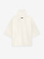 Cotton Wool High Neck Short Sleeve Shirt