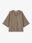 Wool Cashmere V-Neck Lounge Tee