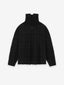 Wool Jacquard High Neck Sweater