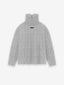 Wool Jacquard High Neck Sweater