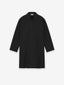 Wool Crepe 3/4 Length Trench