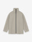 Rubberized High Neck Jacket