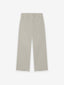 Rubberized Knee Pleat Wide Leg Pant