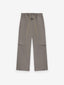 Rubber Knee Pleat Wide Leg Pant