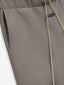 Rubber Knee Pleat Wide Leg Pant
