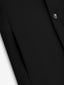 Wool Gabardine Lapelless Suit Jacket