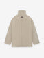 Nylon Wool High Neck Jacket