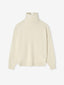 Wool Split High Neck Sweater
