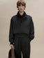 Wool High Neck Track Jacket