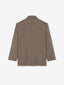 High Twist Wool Single Breasted Blazer